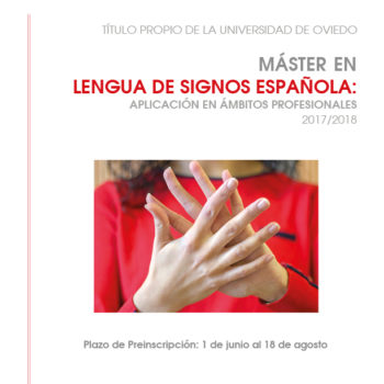 Máster en Lengua de Signos