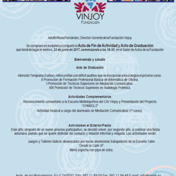Invitación Acto Graduación
