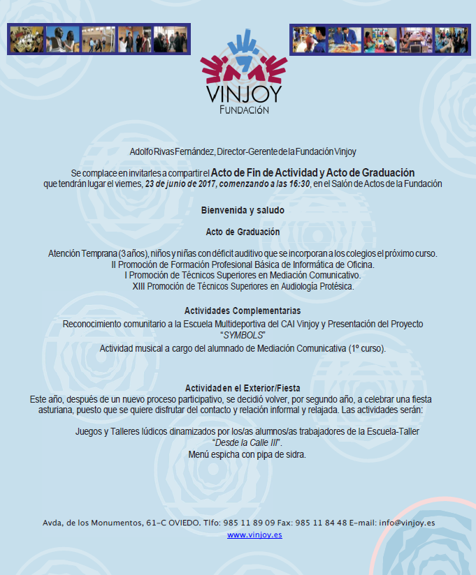 Invitación Acto Graduación